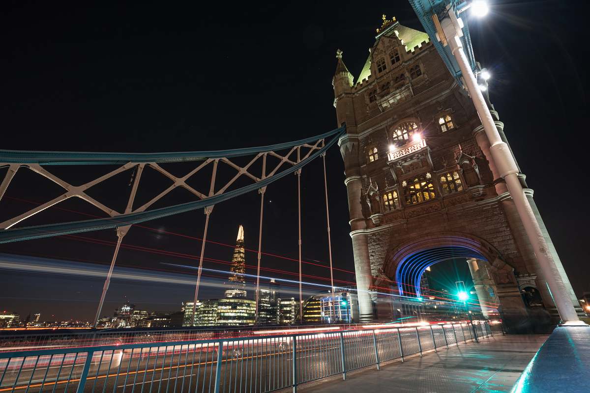 lighting Tower Bridge, London urban