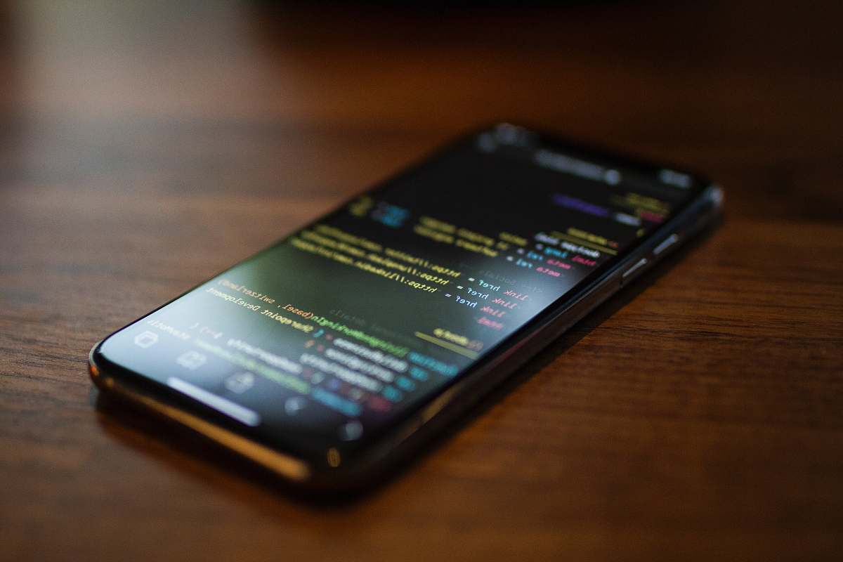 phone turned on black Android smartphone iphone