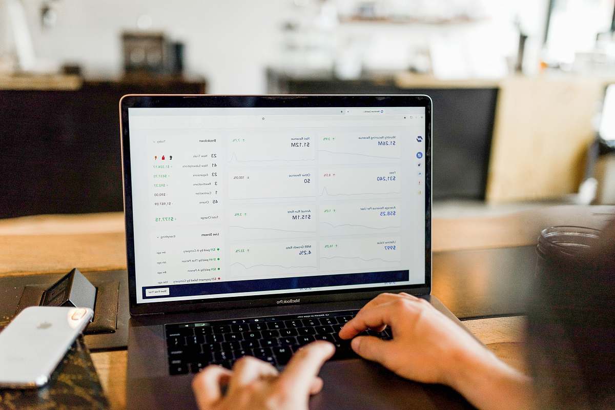 pc person using MacBook pro computer hardware
