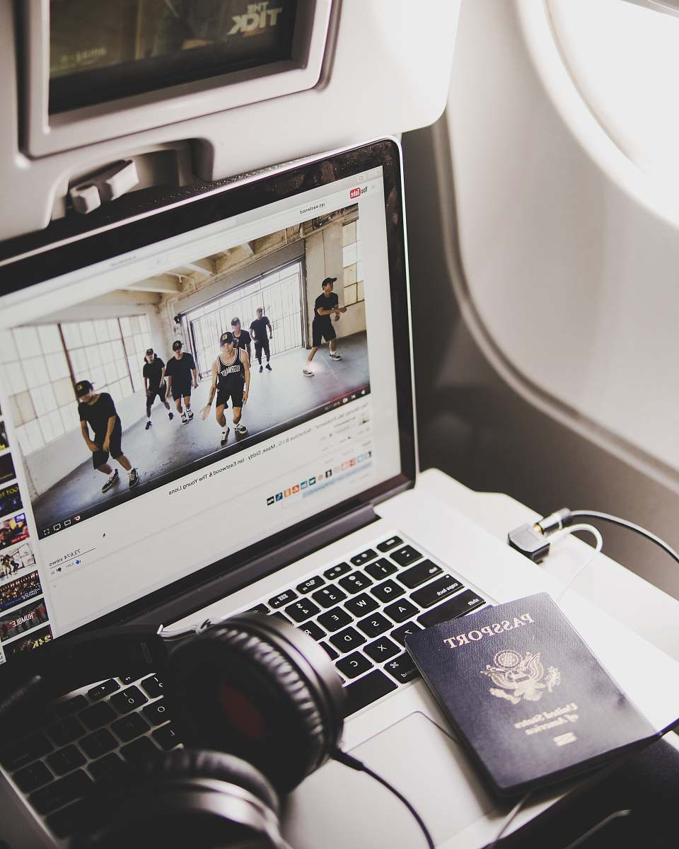 boston black headphones on MacBook Pro united states