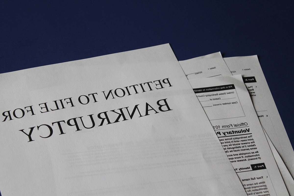 paper Petition to File For Bankruptcy financing