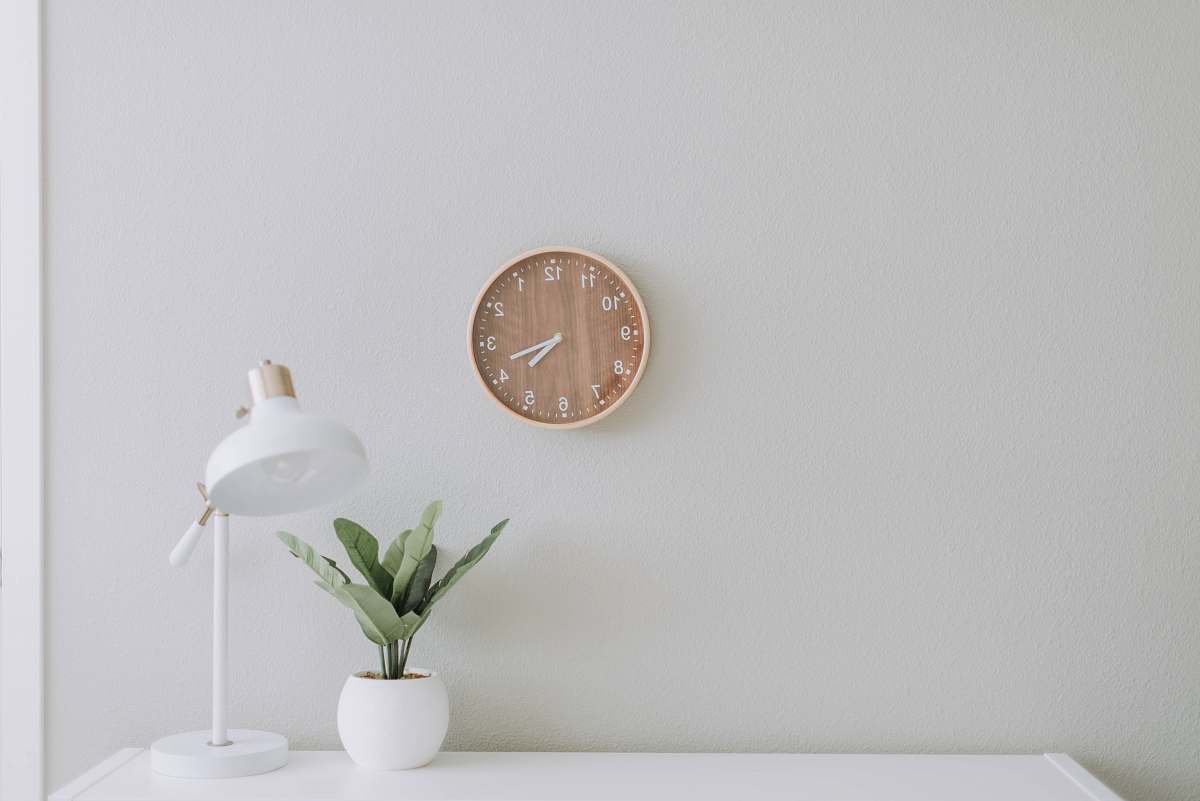 plant white desk lamp beside green plant art