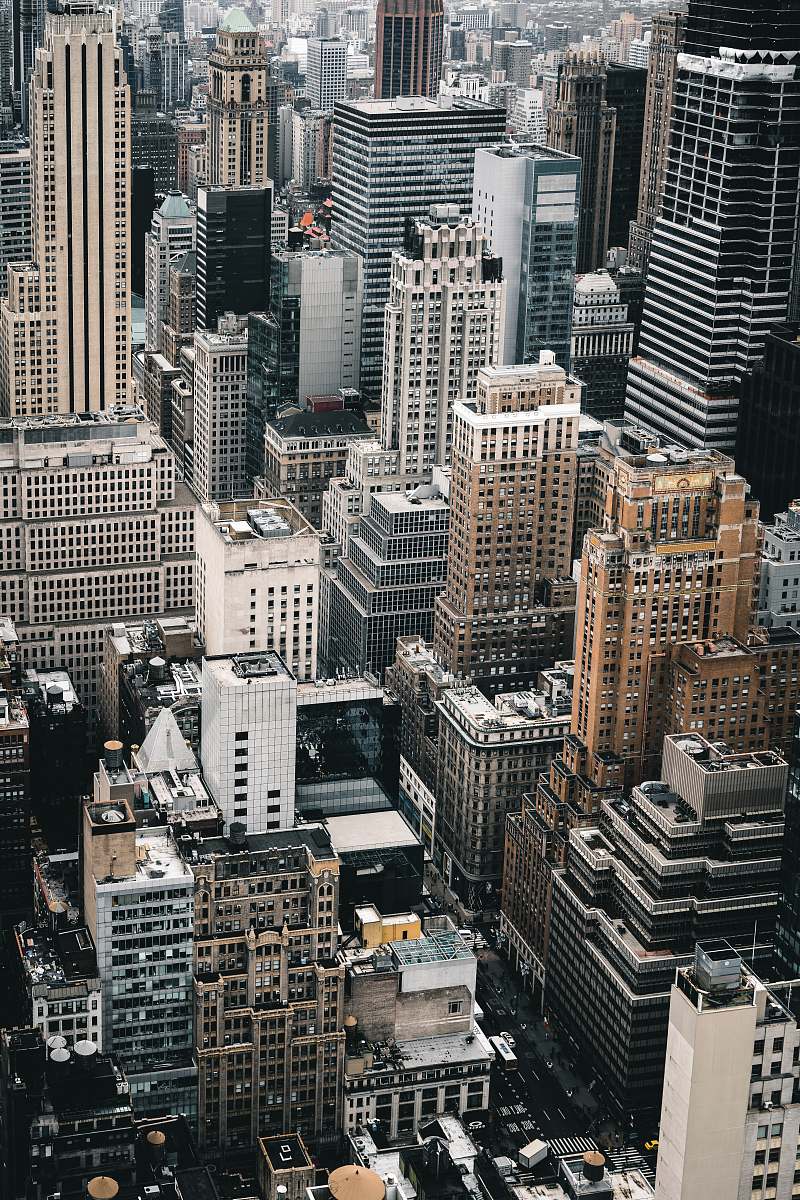 nature aerial photo of high rise buildings outdoors