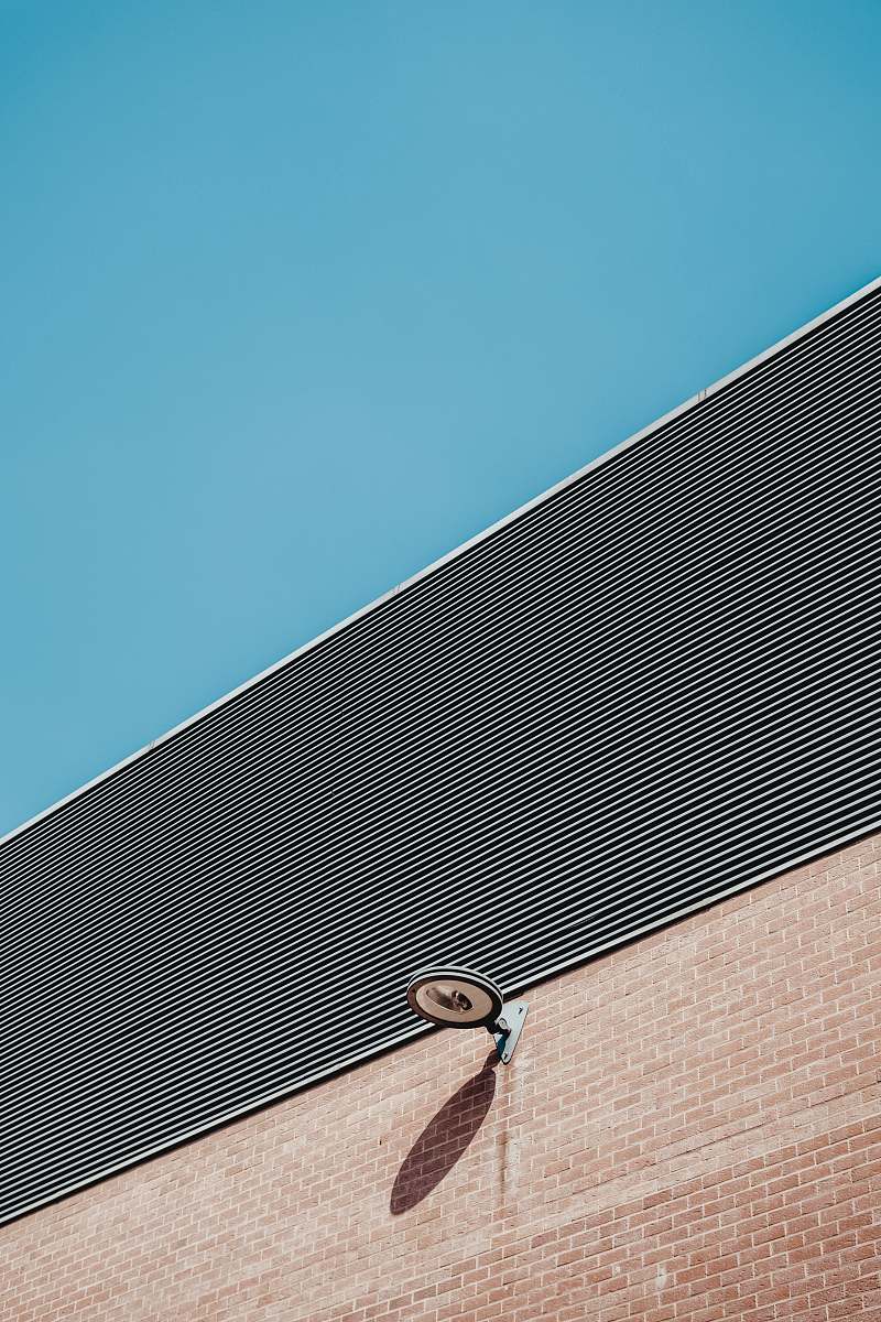 belgium white light on wall roof