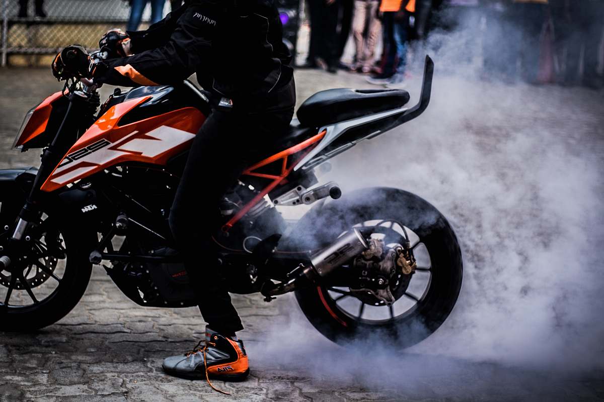 transportation man on sports bike vehicle