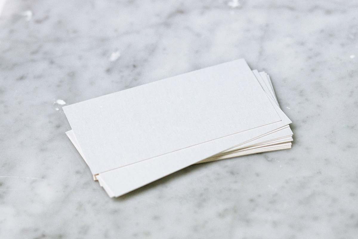 blank white printer paper mock