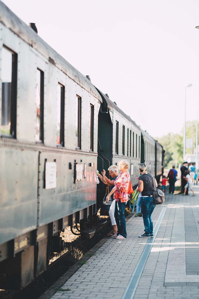 train people riding train transportation