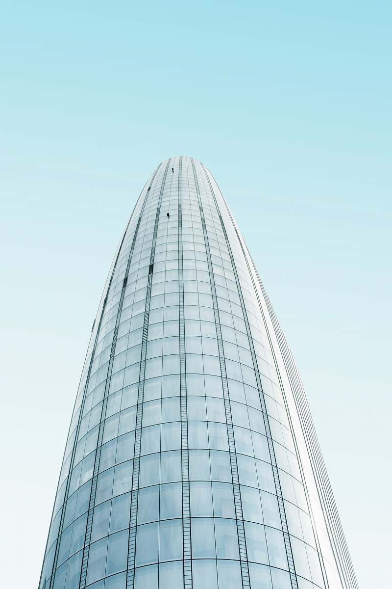 building high angle photography of building architecture