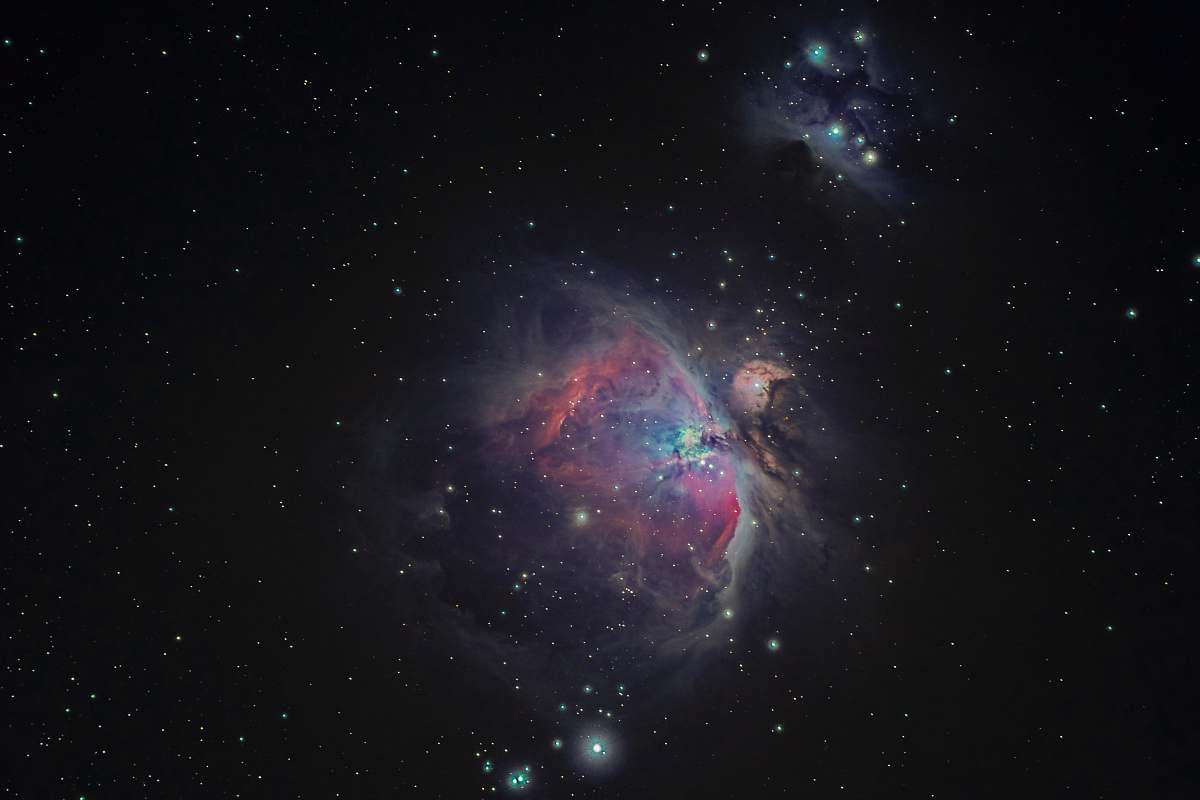 galaxy cluster of star illustration night