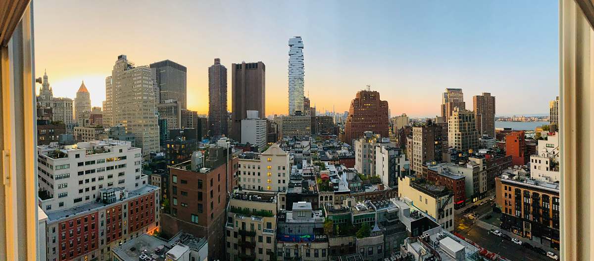 city aerial photo of city buildings during daytime urban