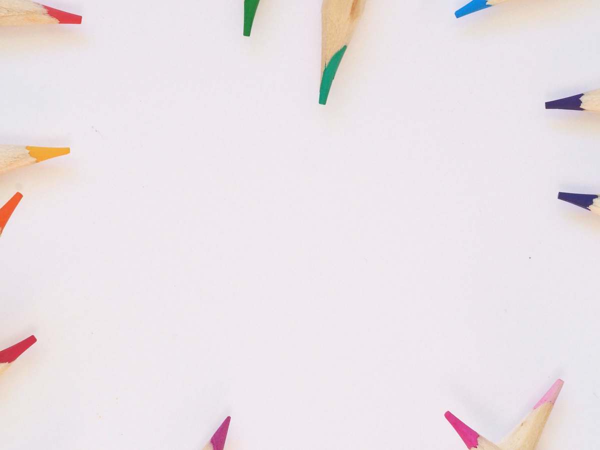art assorted-color coloring pencils background