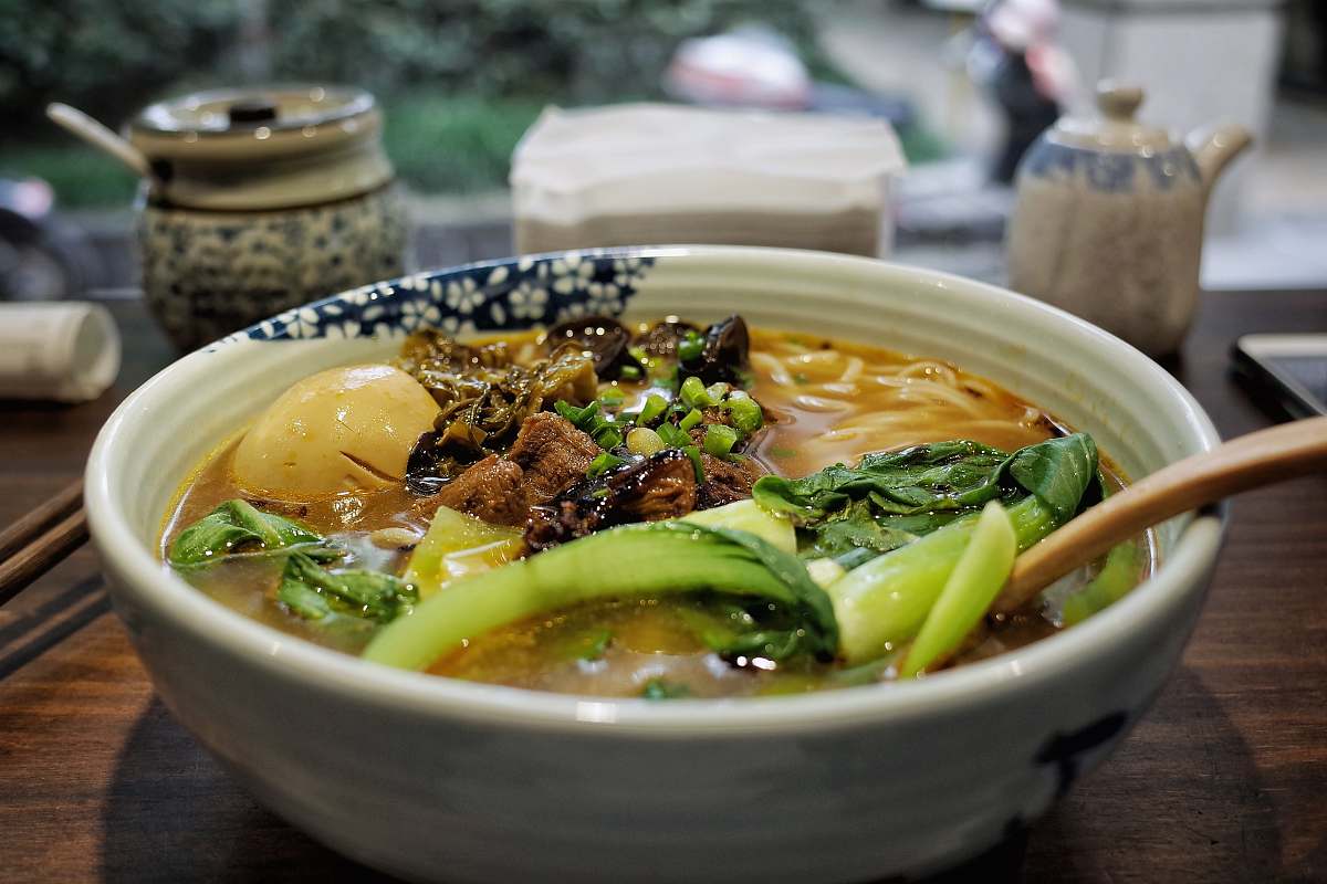 dish egg soup in bowl on table meal