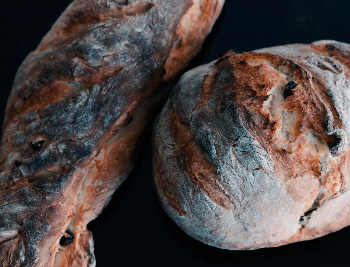 food brown bread bun