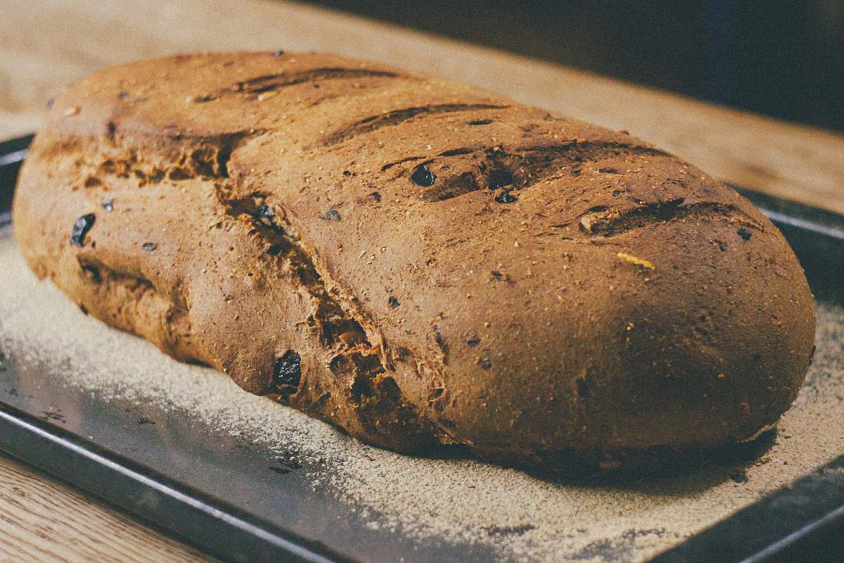 food chocolate chip bread french loaf
