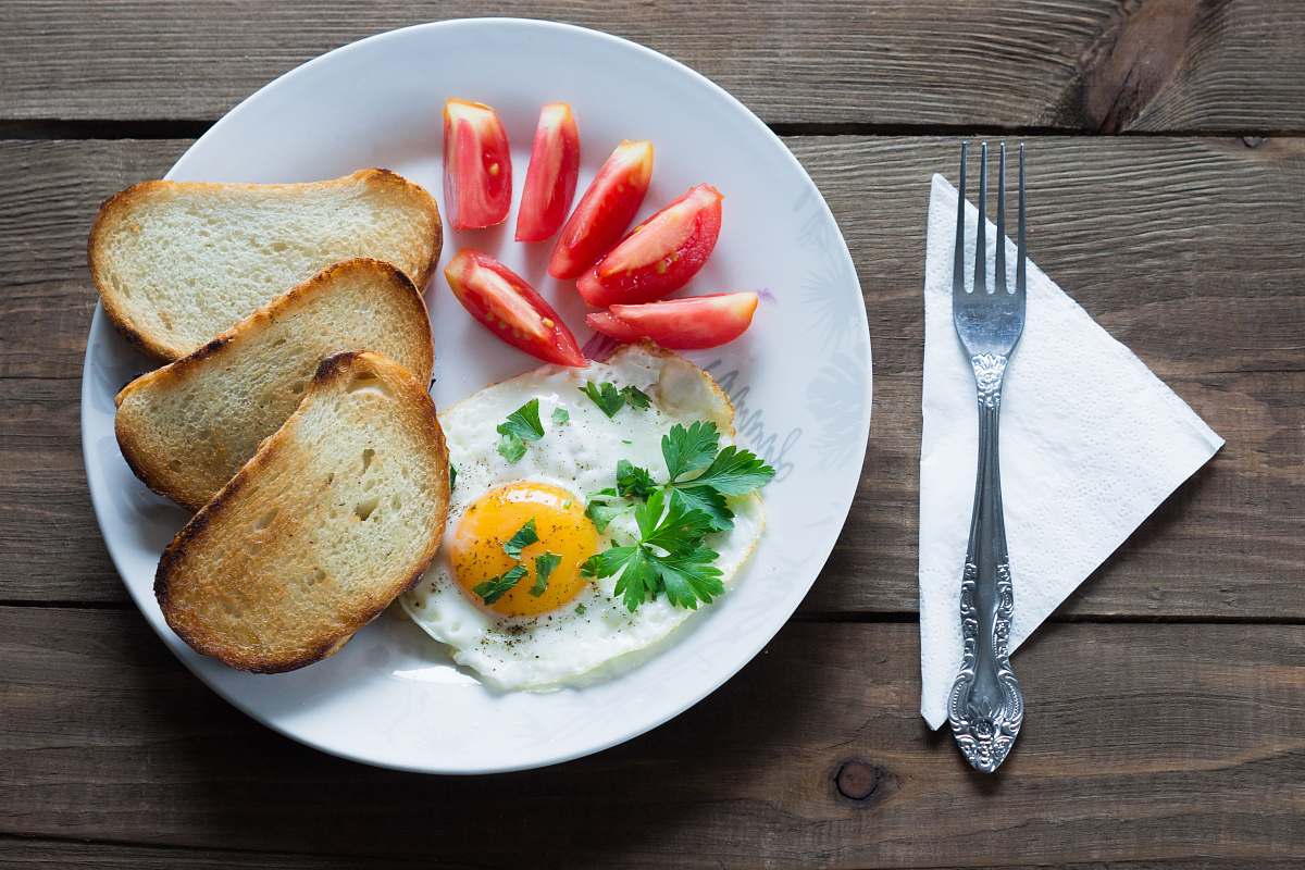 food food on plate egg