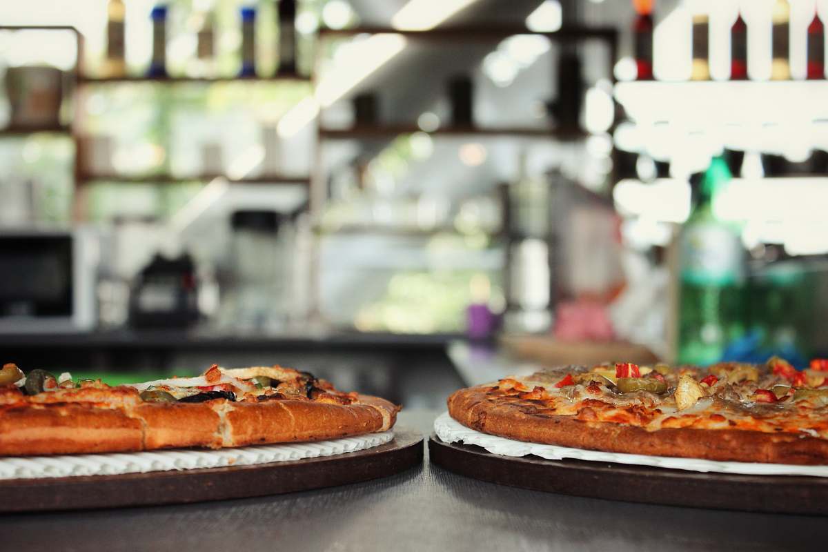 pizza baked pizzas grey