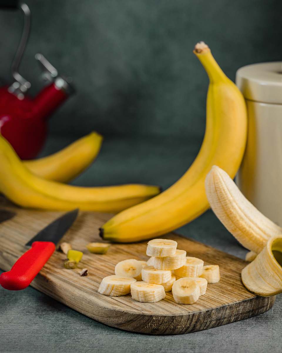 fruit bananas on board plant