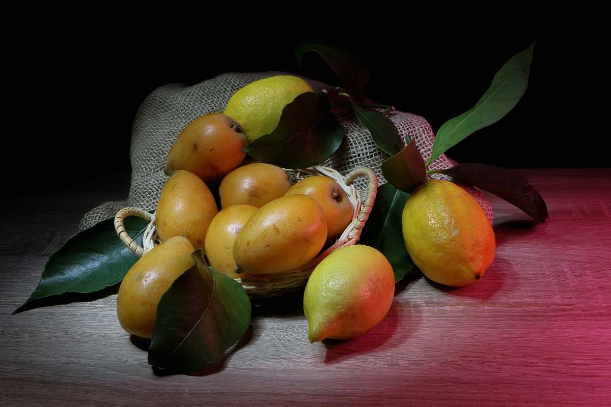 fruit bunch of yellow fruits citrus fruit