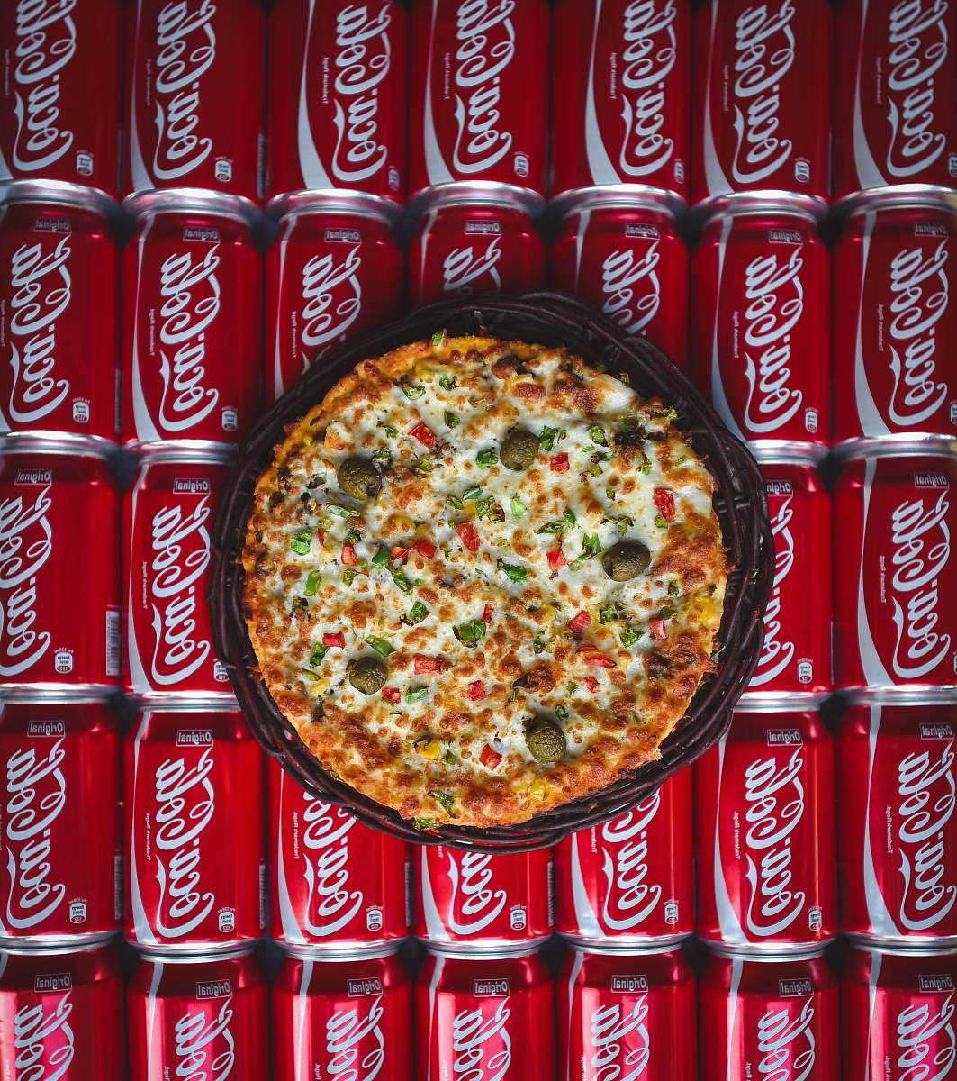 pizza cheese pizza aluminium