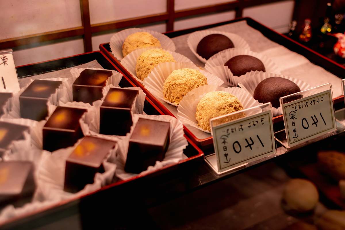 sweets chocolate ball and cube confectionery