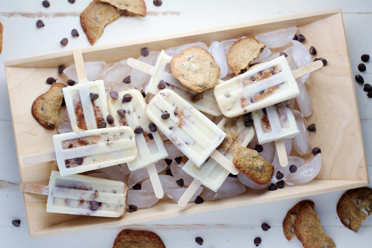dessert chocolate chip cookie popsicles cake