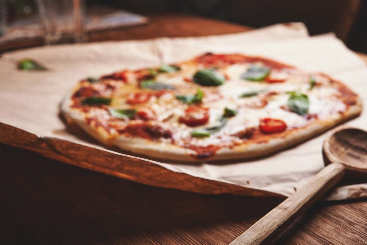 pizza classic pizza on table italian