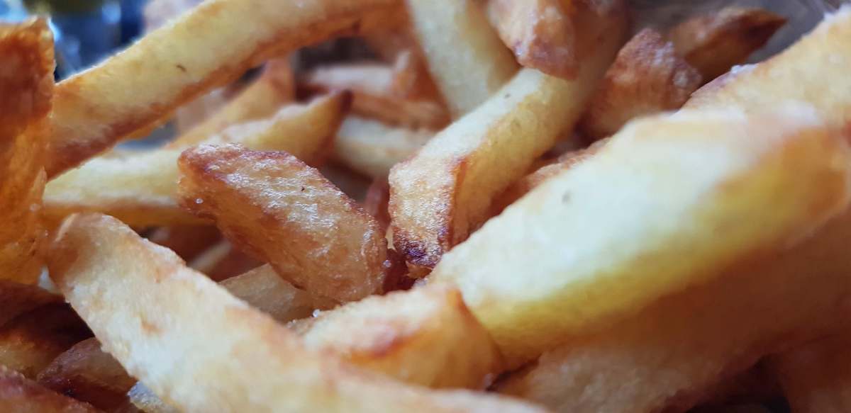 fries closeup photo of french fries hot dog