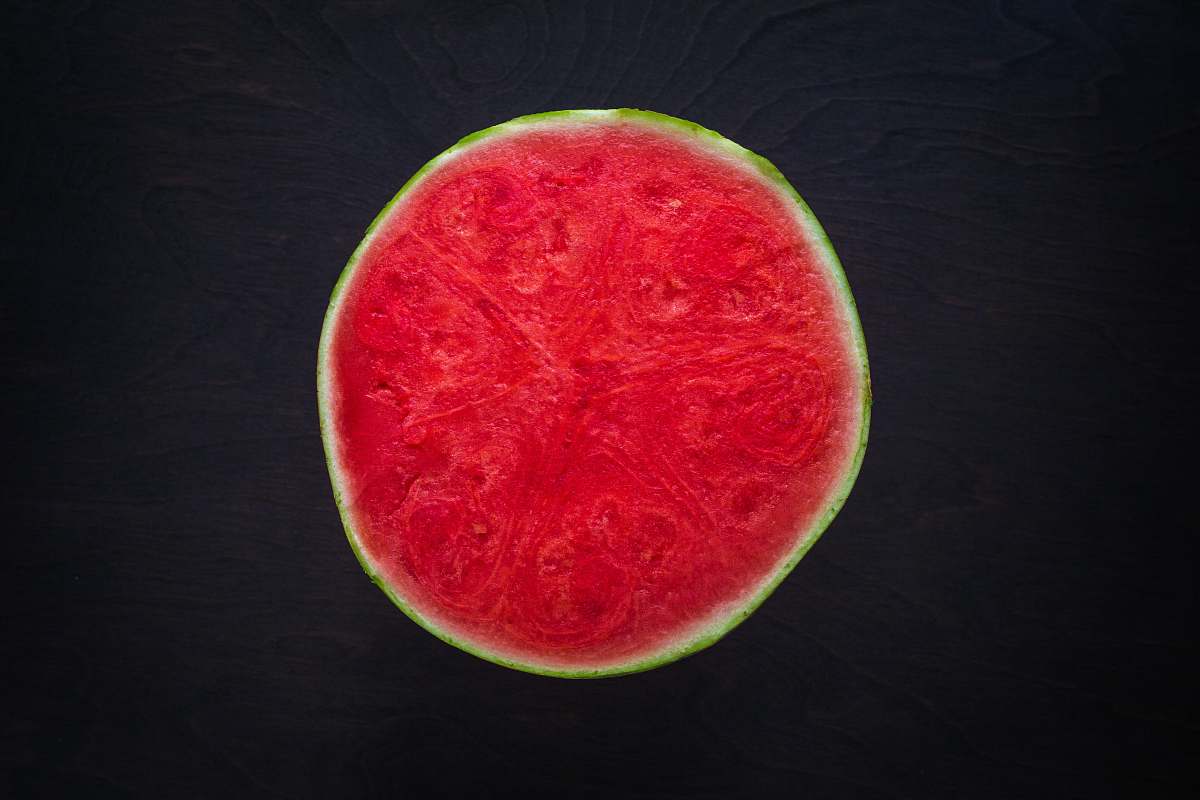 fruit closeup photo of sliced watermelon red