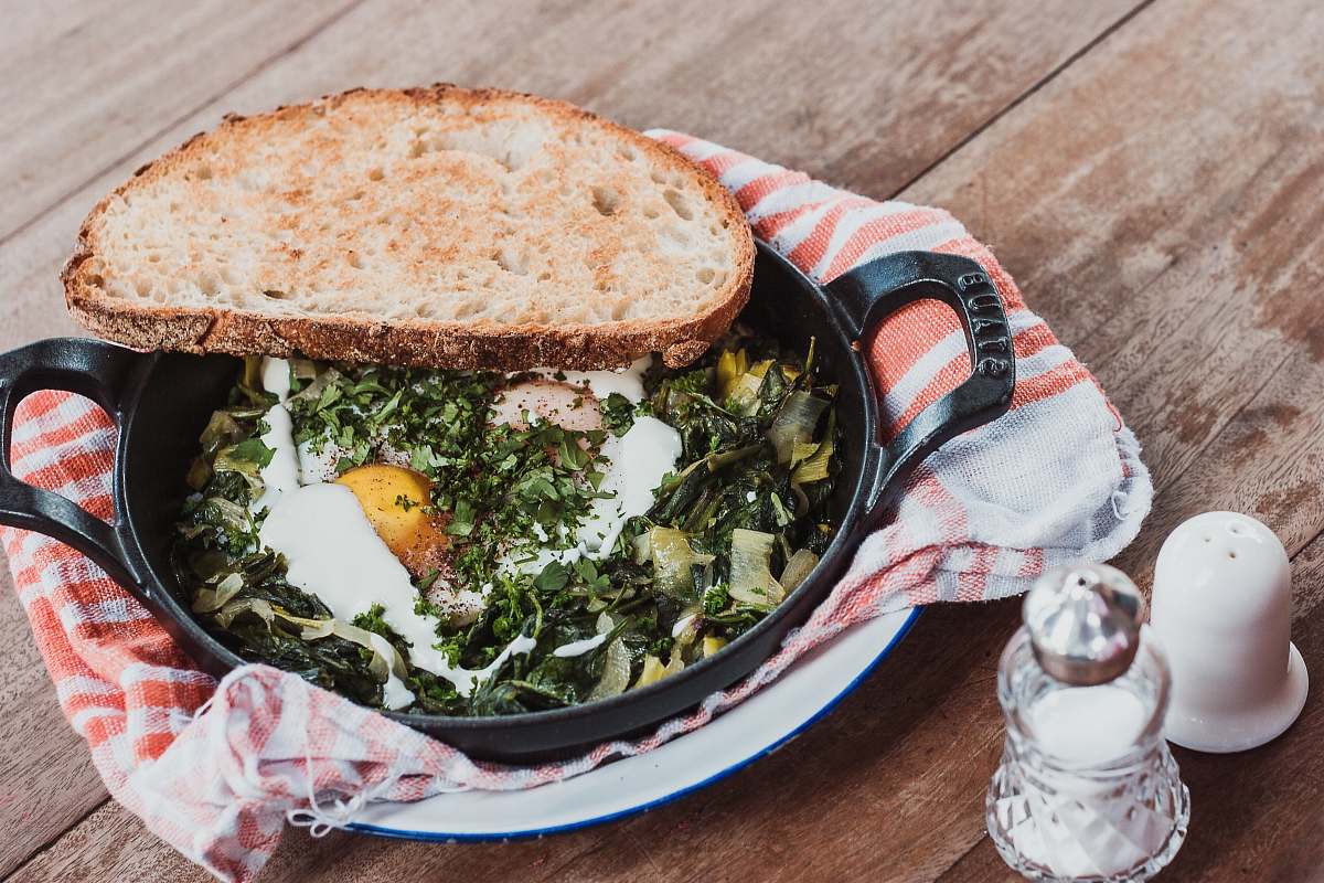 meal cooked egg dish on pan ireland
