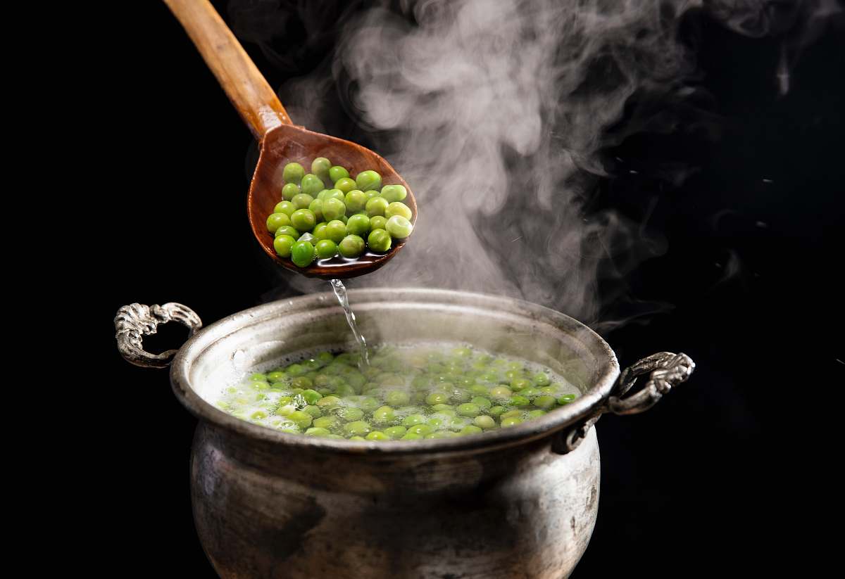 plant cooked fod pea