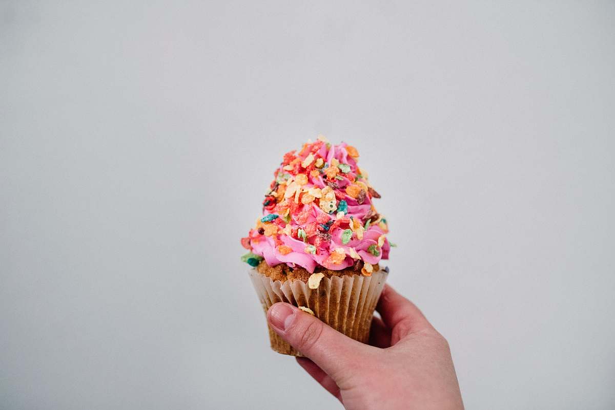 cake cupcake with sprinkles cupcake