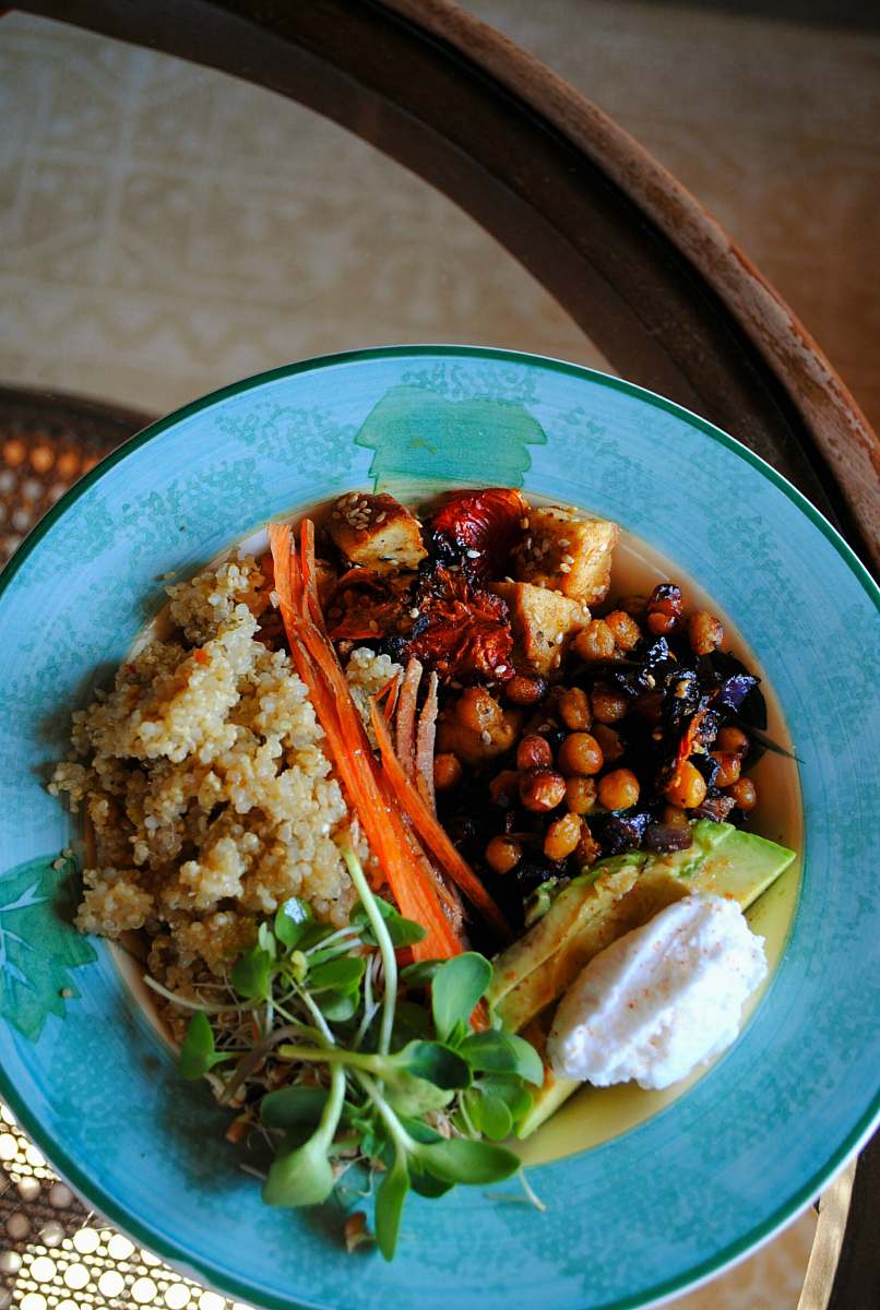 plant food on plate dish