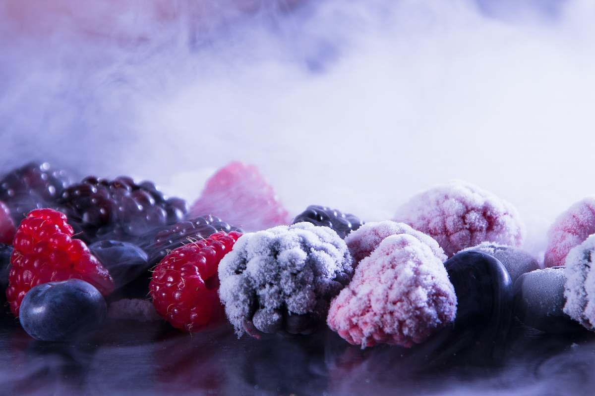 fruit frozen blueberries, raspberries, and blackberries raspberry