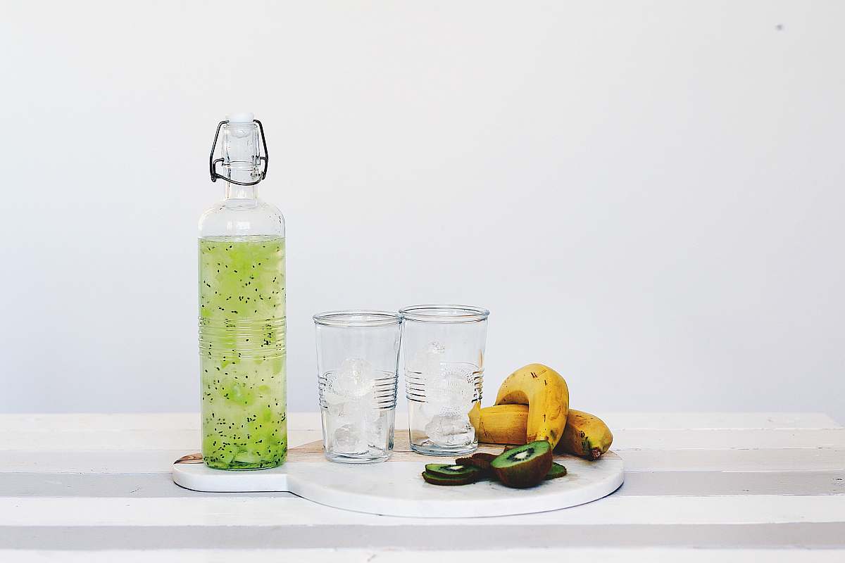 drink fruit juice and fruits on top of table juice