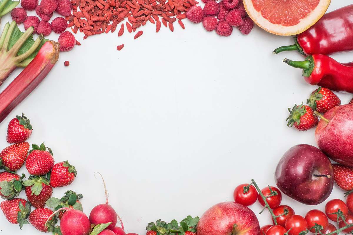 fruit fruits and vegetables on table strawberry