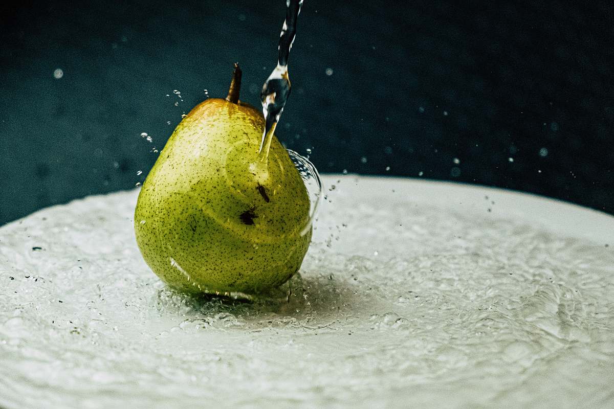 fruit green pear fruit pear