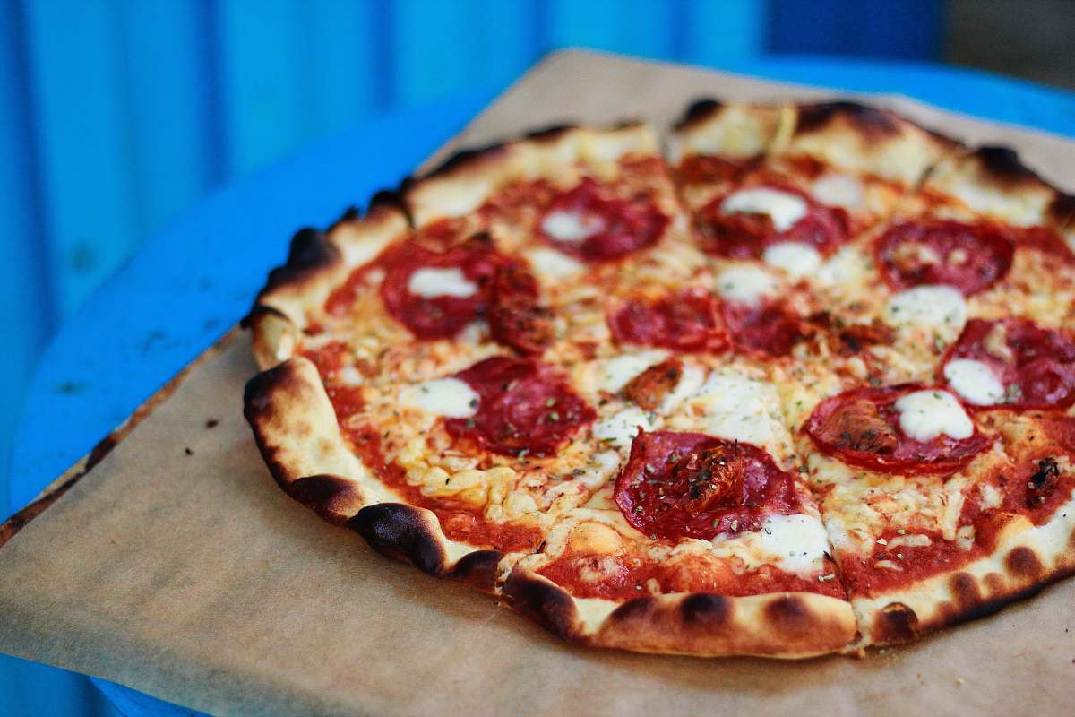 pizza pepperoni pizza lithuania