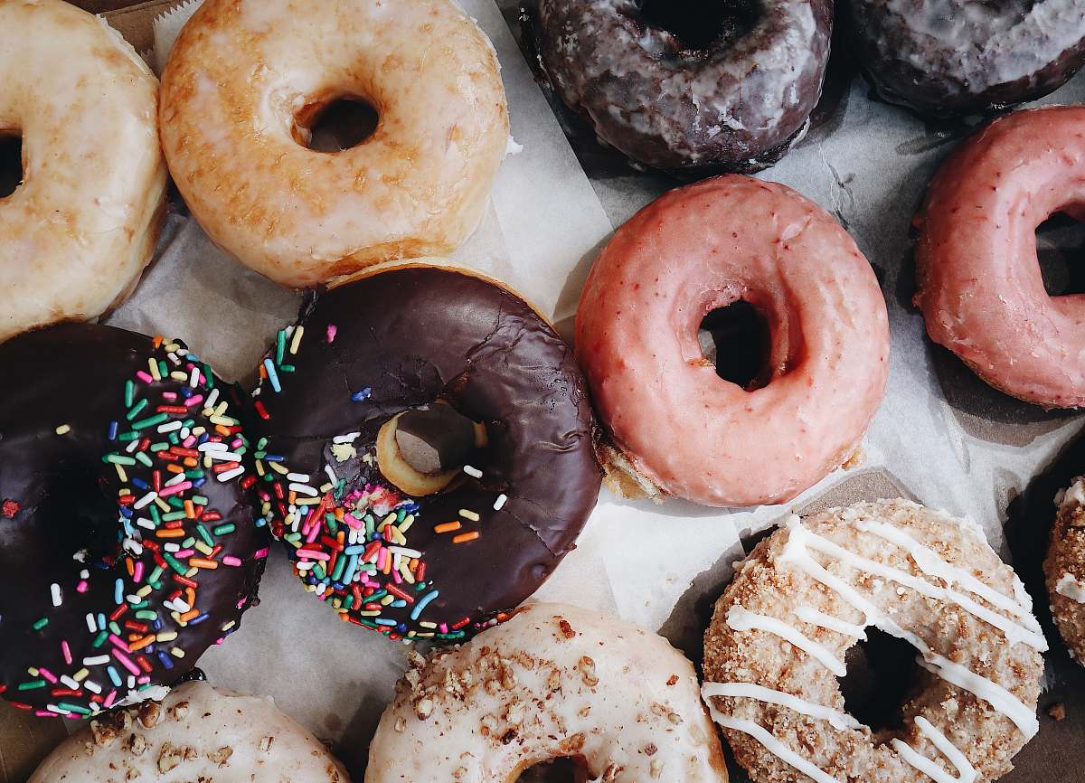 dessert pile of donuts donut
