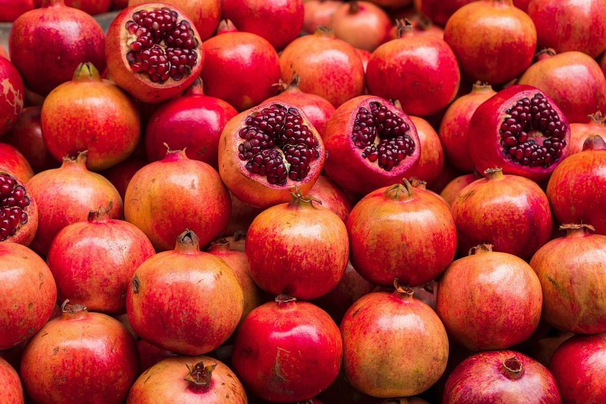 fruit pomegranate fruits produce