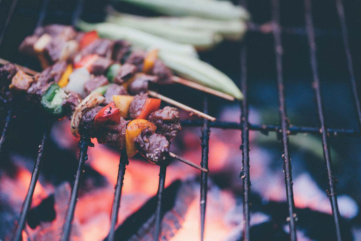 bbq shallow focus photography of grilled barbecue ho chi minh city