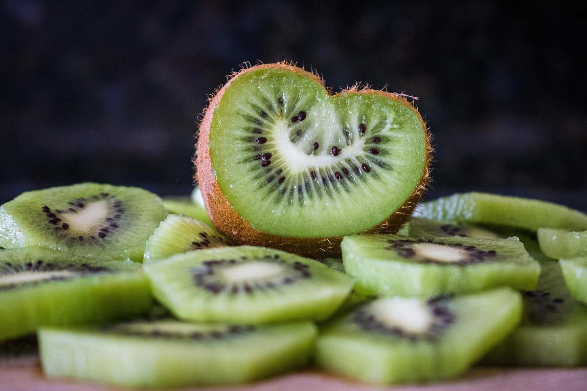 fruit sliced Kiwi fruit kiwi