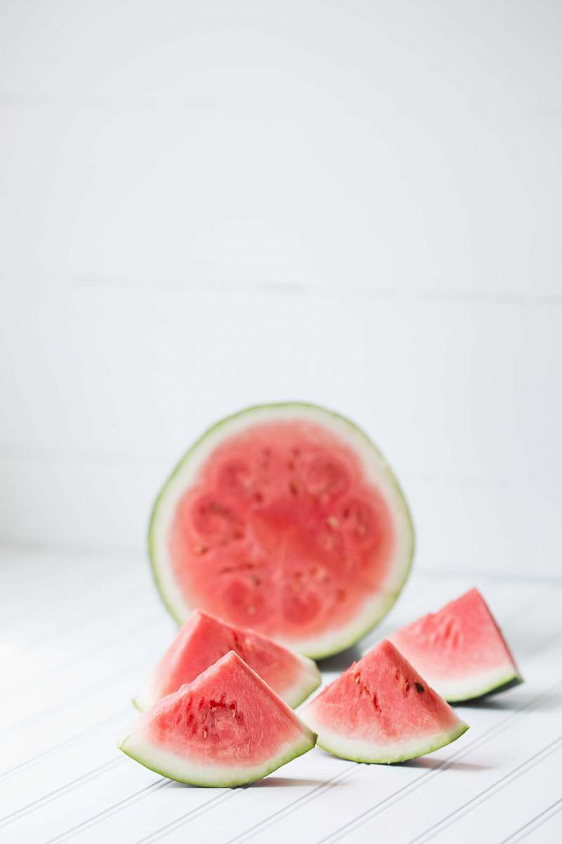 fruit sliced water melon watermelon