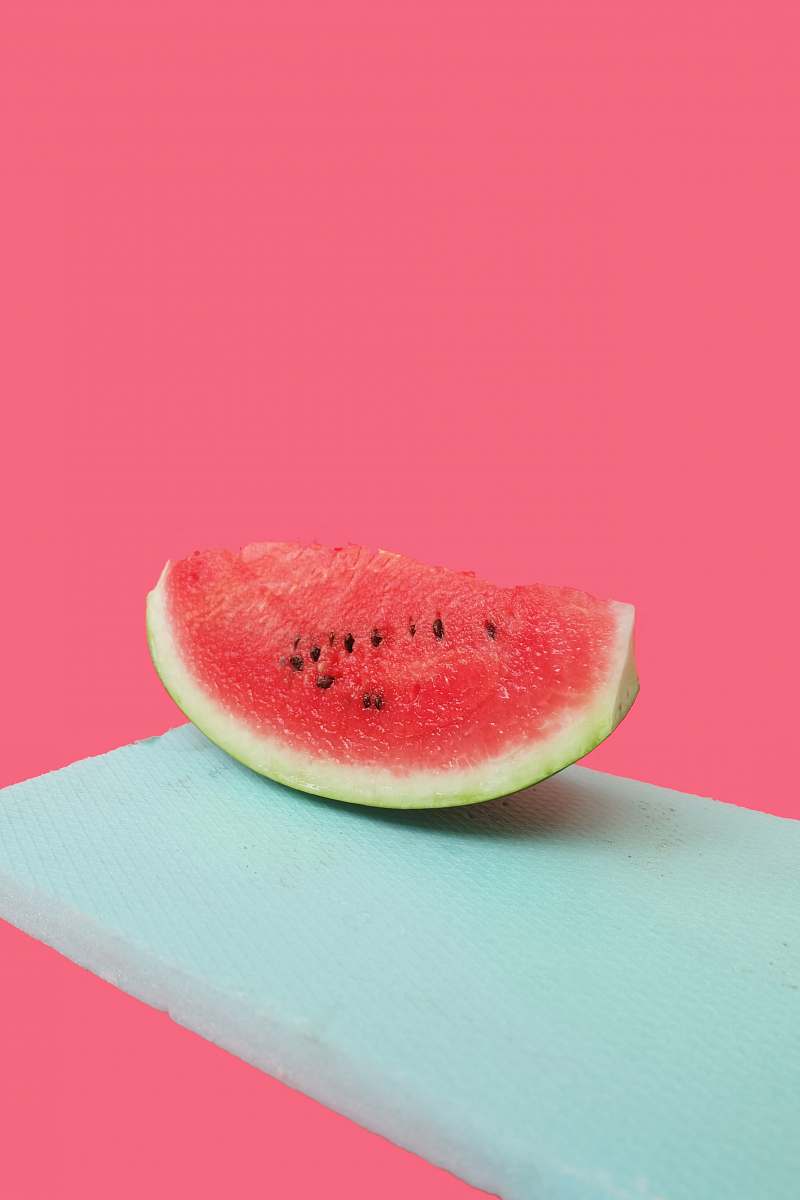 fruit sliced watermelon flora