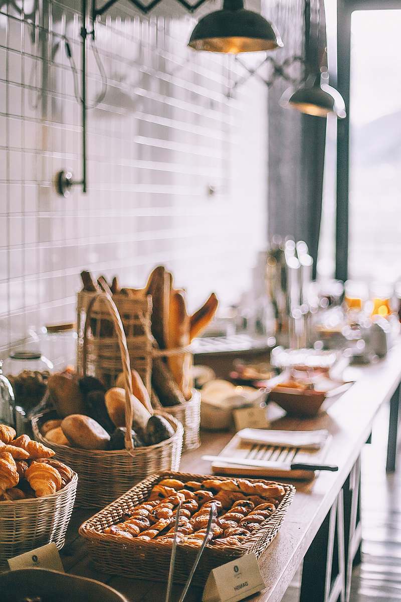 bread variety of breads bun