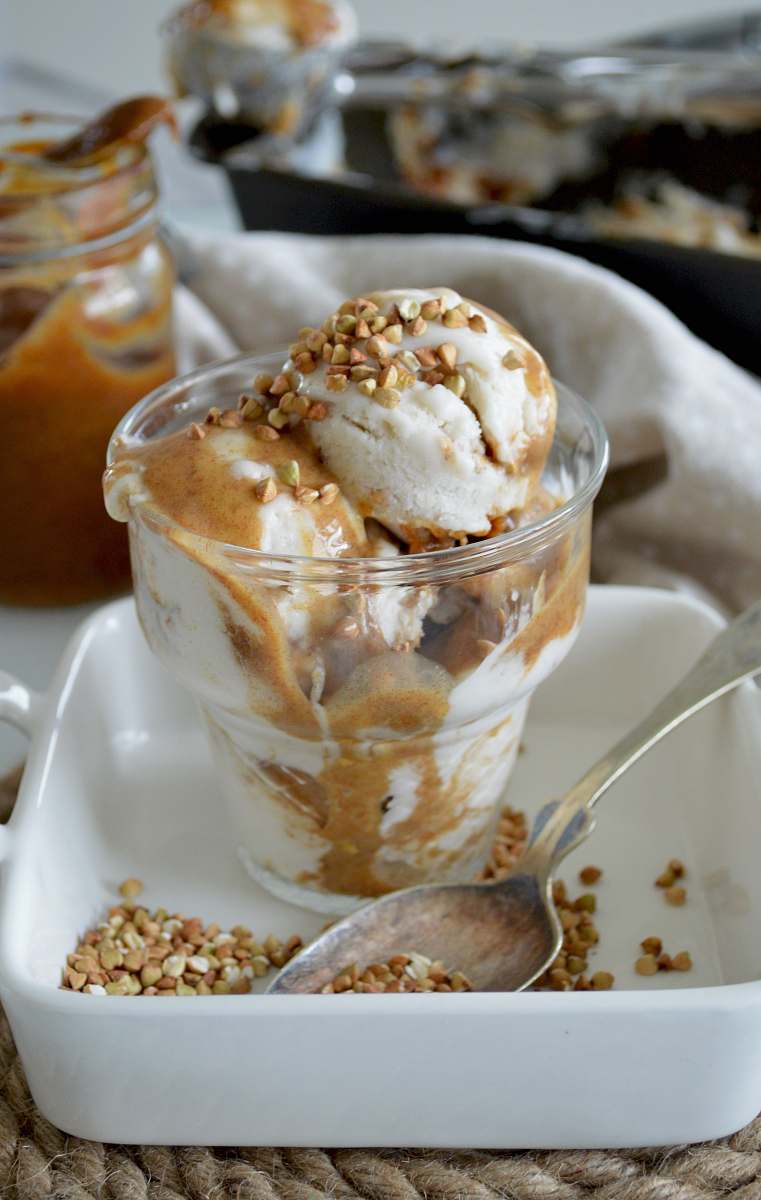 dessert white and brown ice cream in cup close-up photography ice cream