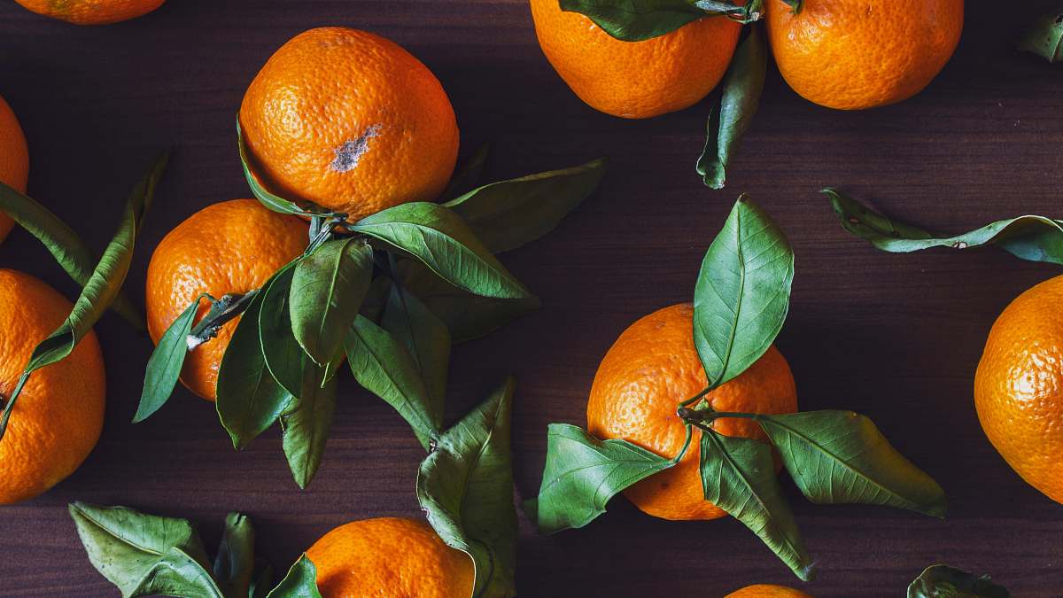 food orange fruit lot plant