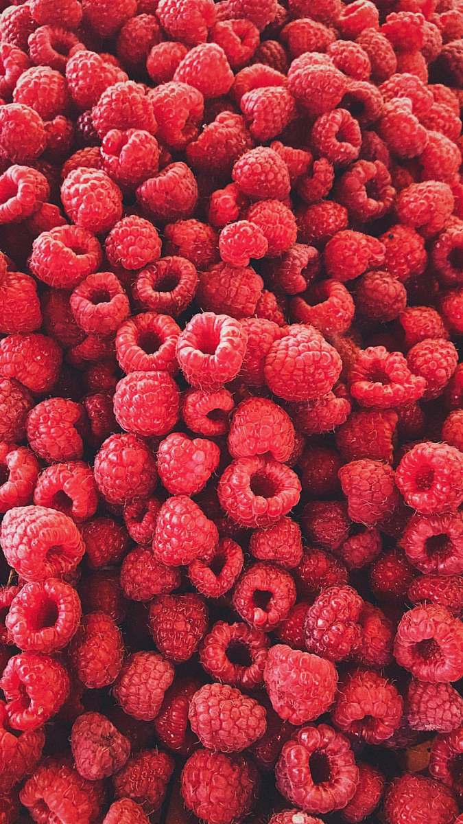 plant pile of strawberries raspberry