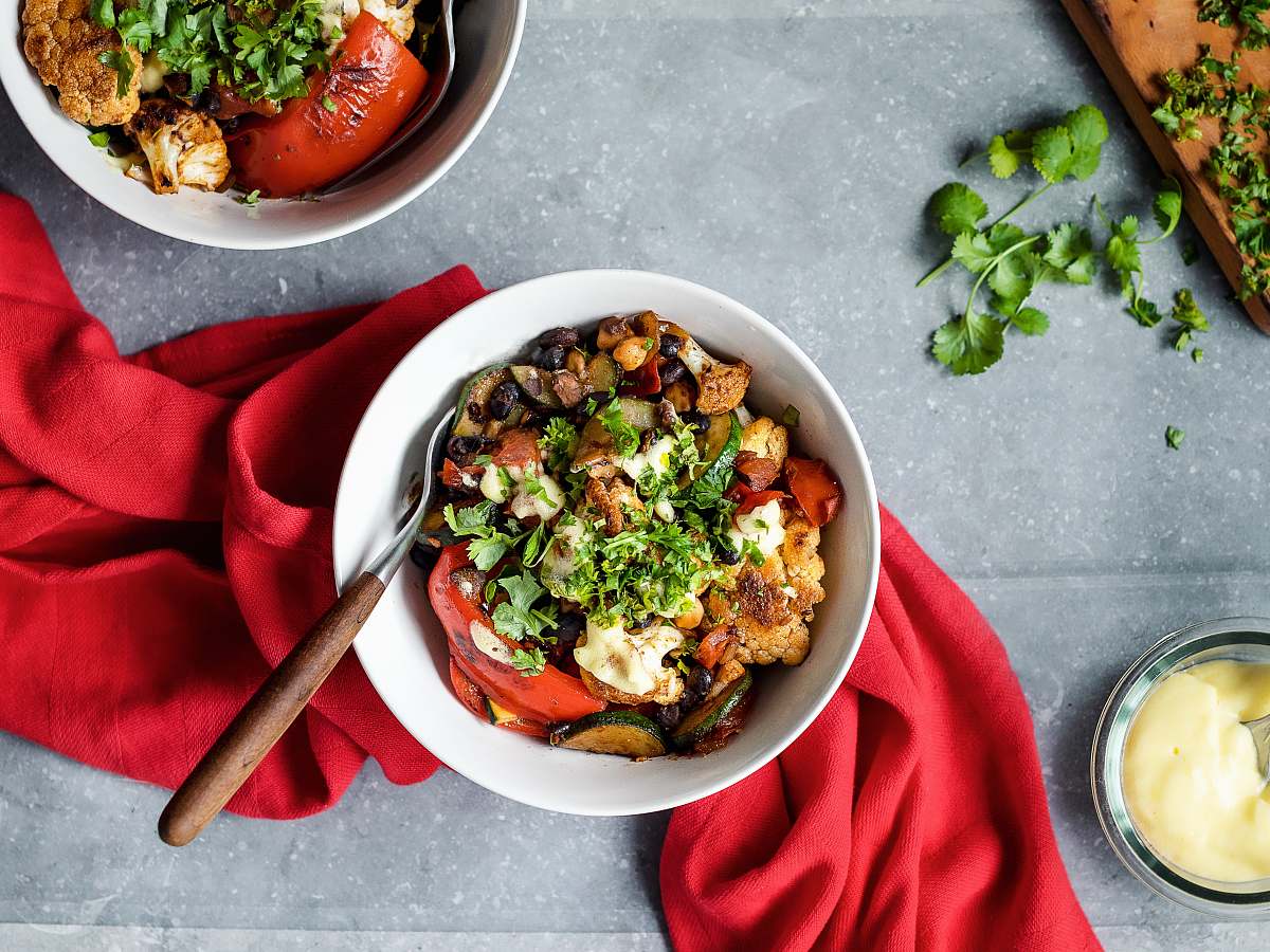food cooked food in white bowl produce