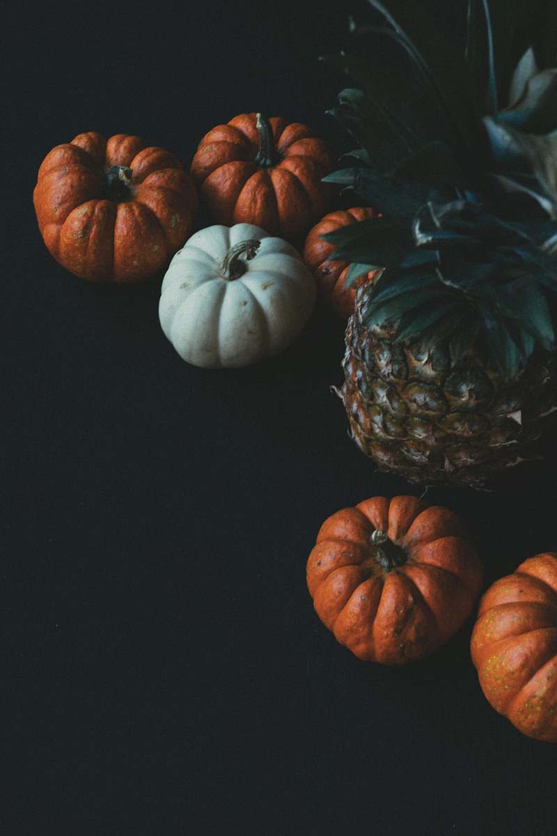 food Pumpkin and Pineapple fruits pumpkin