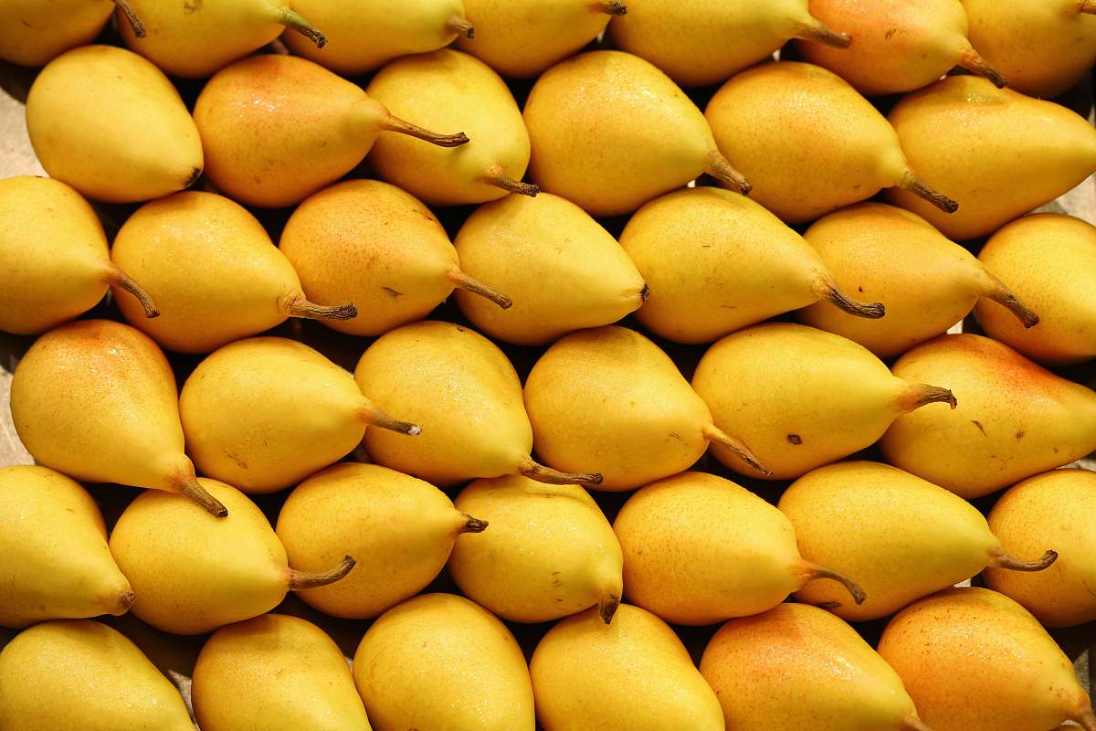 food yellow fruit lot pear